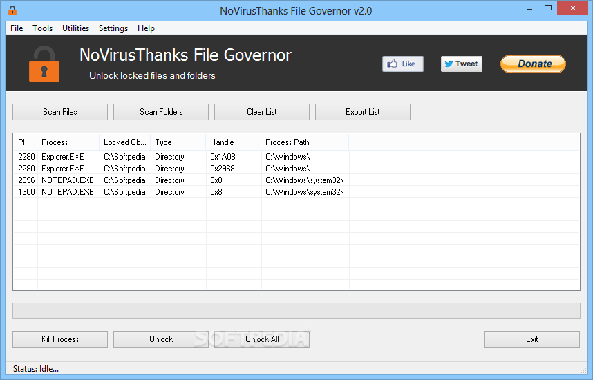 NoVirusThanks File Governor Portable
