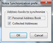 Nokia Synchronization