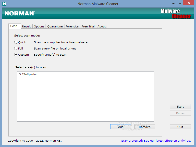 Norman Malware Cleaner