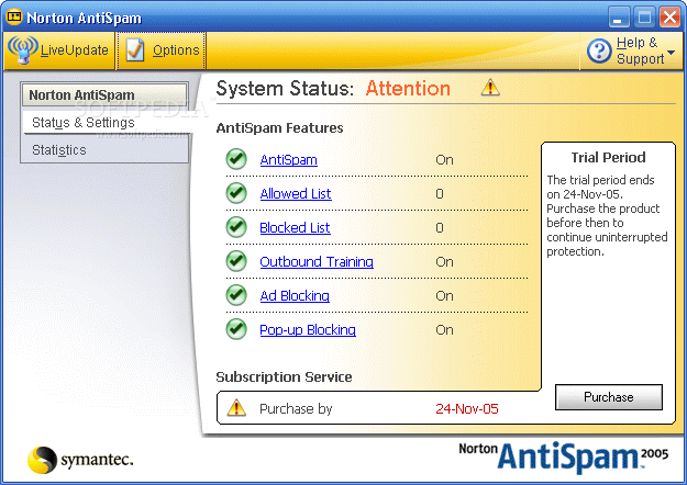 Norton AntiSpam