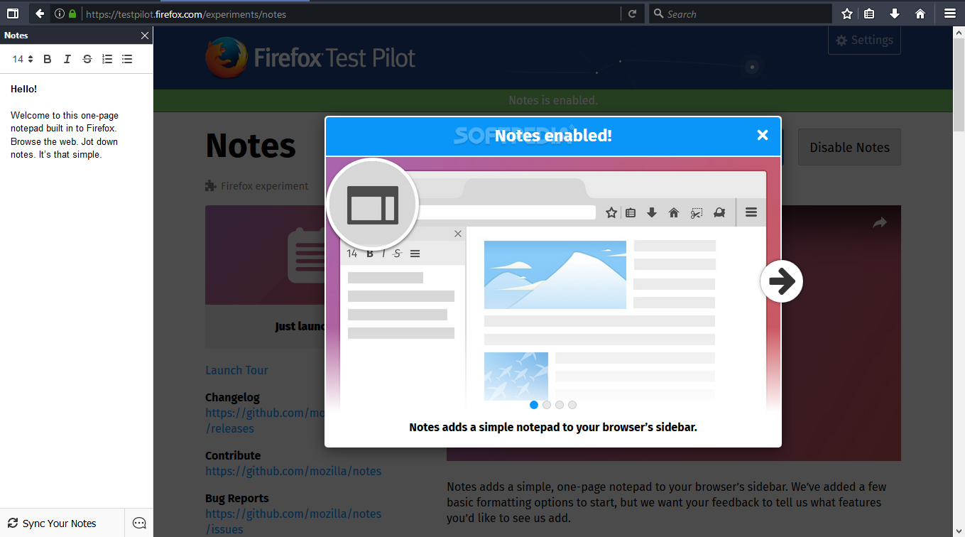 Firefox Notes