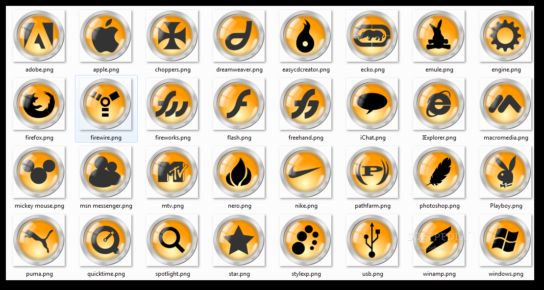 OD - Orange Dock icons