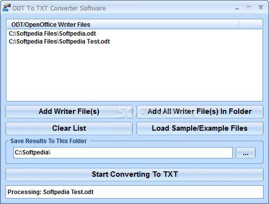 ODT To TXT Converter Software