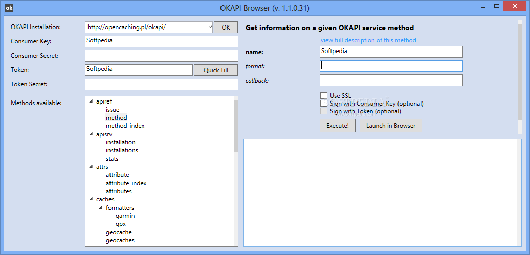 OKAPI Browser