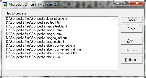 Microsoft Office 2000 HTML Filter