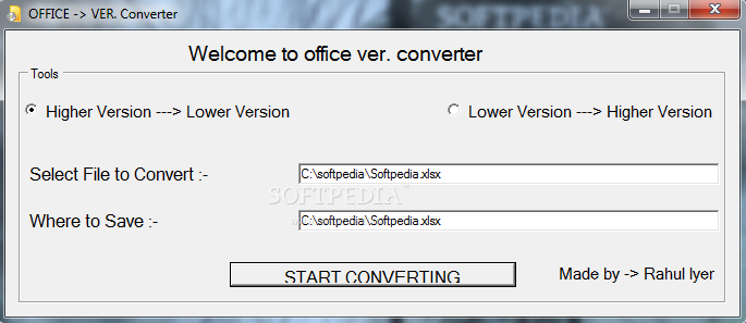 Office VER. Converter