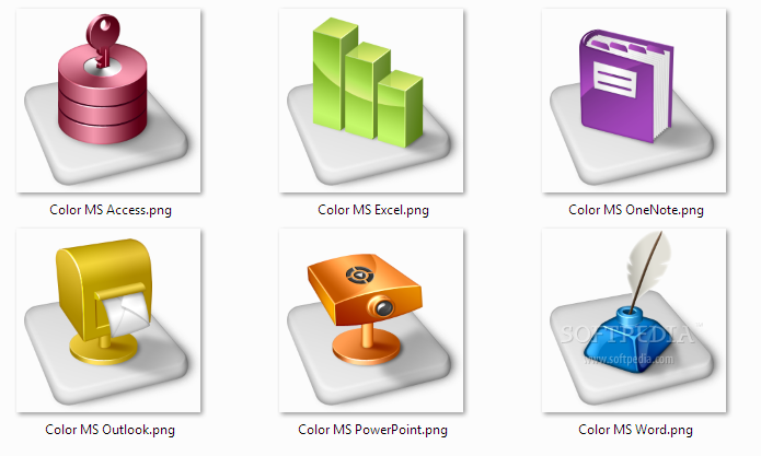 Office dock icons