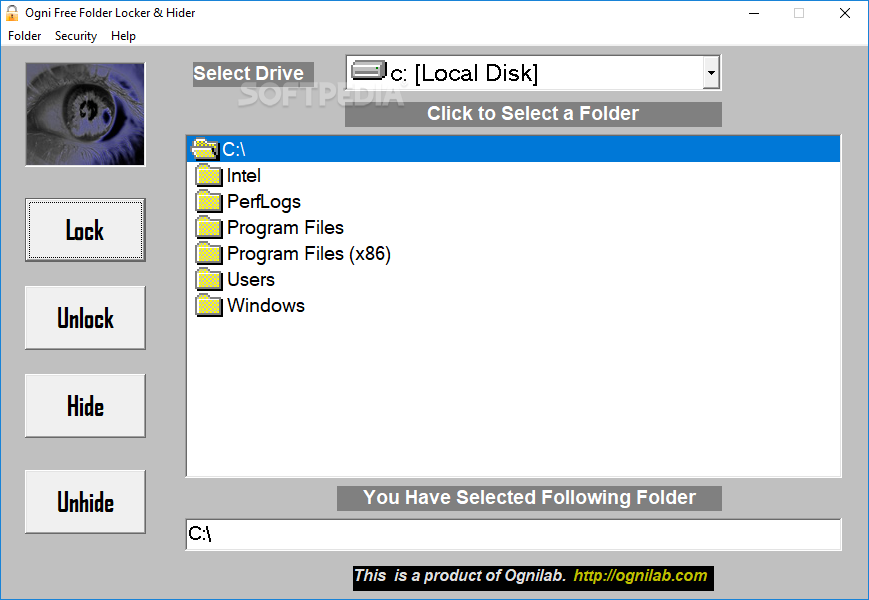 Ogni Free Folder Locker & Hider