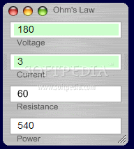 Ohm's Law Calculator