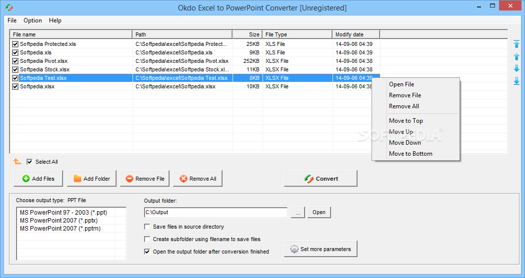 Okdo Excel to PowerPoint Converter