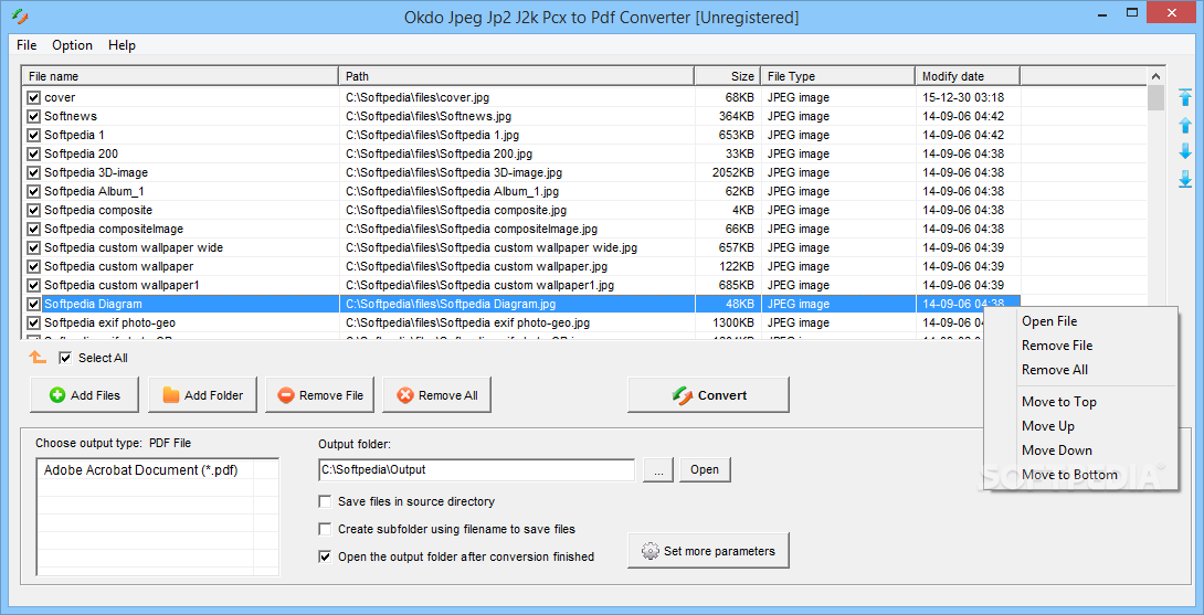 Okdo Jpeg Jp2 J2k Pcx to Pdf Converter