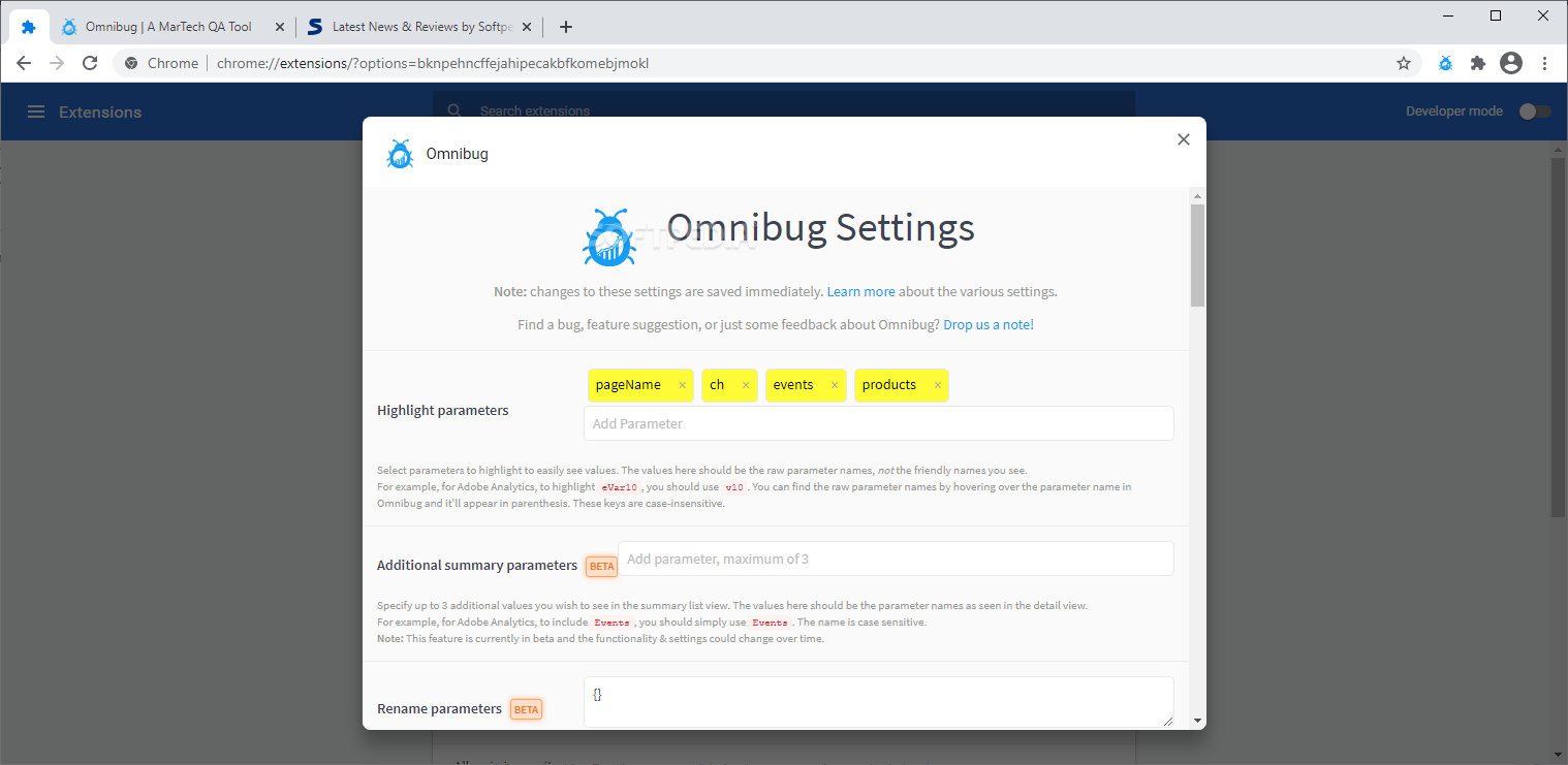 Omnibug for Chrome