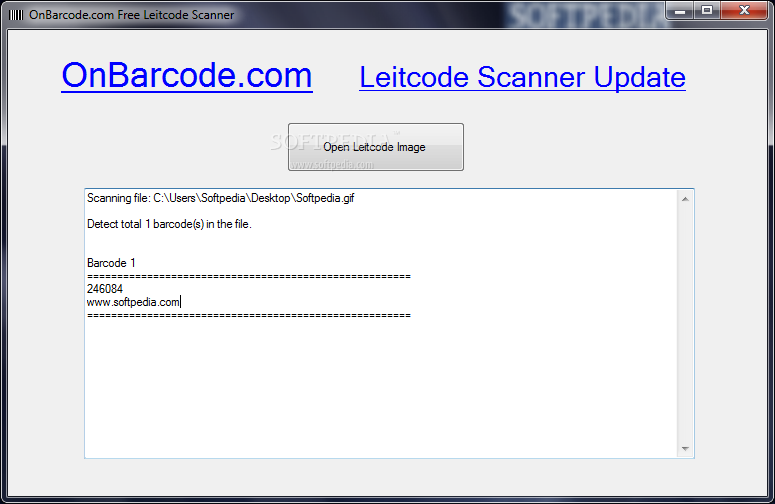 OnBarcode.com Free Leitcode Scanner