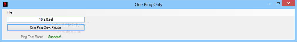 One Ping Only