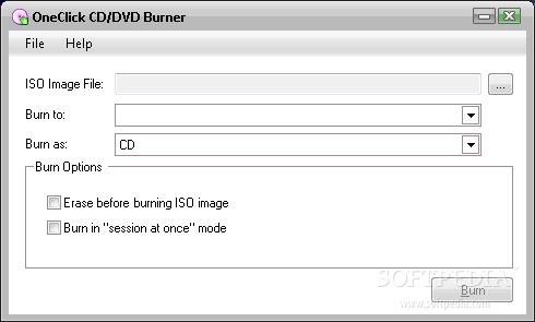 OneClick CD / DVD Burner