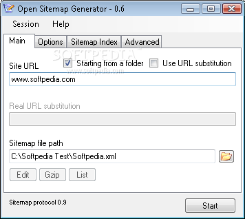 Open Sitemap Generator