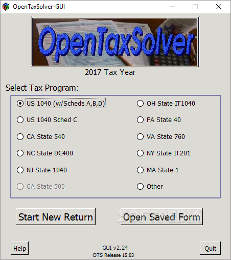 Open Tax Solver