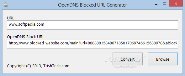 OpenDNS Blocked URL Generator