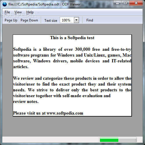 OpenDocument Viewer