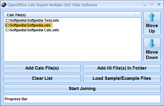 OpenOffice Calc Import Multiple ODS Files Software