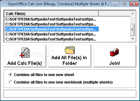 OpenOffice Calc Join (Merge, Combine) Multiple Sheets & Files Into One Software