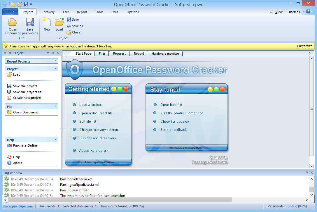 OpenOffice Password Cracker