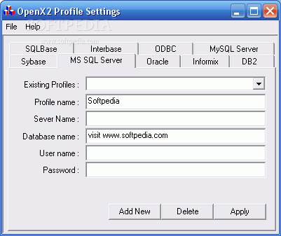 OpenX for MS SQL Server