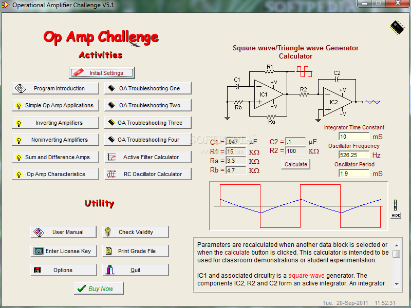 Operational Amplifier Challenge