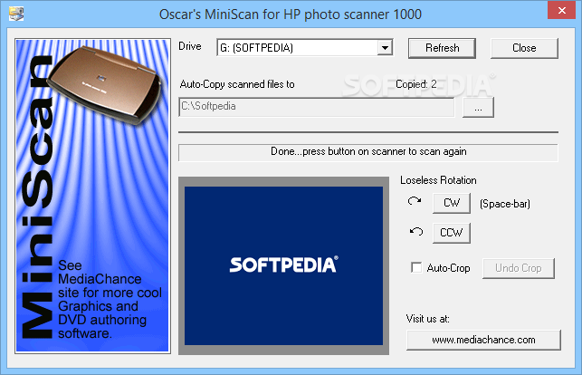 Oscar's MiniScan for HP photo scanner 1000