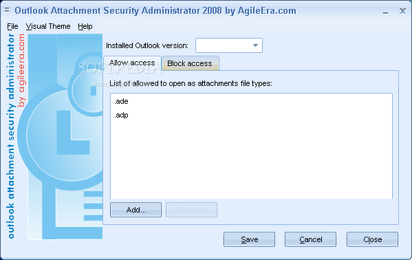 Outlook Attachment Security Administrator  2008