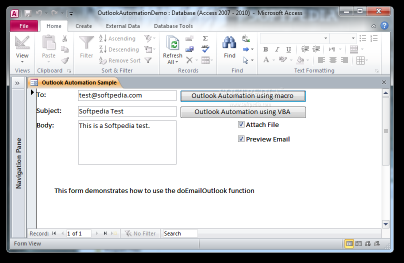 Outlook Automation