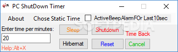 PC ShutDown Timer