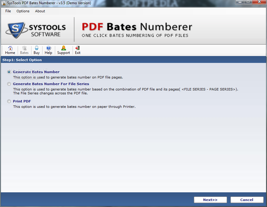 SysTools PDF Bates Numberer