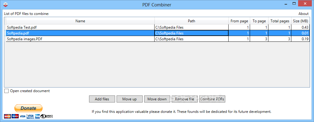 PDF Combiner Portable