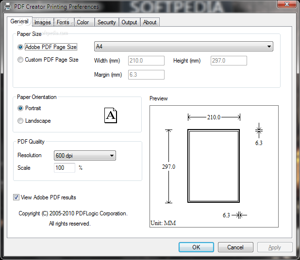 PDF Creator for Windows 7