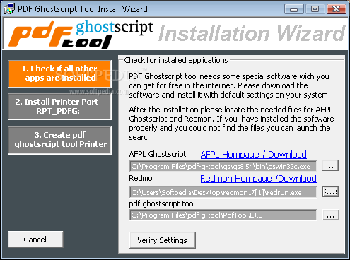 PDF Ghostscript Tool