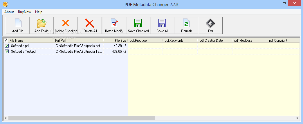PDF Metadata Changer