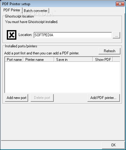 PDF Printer Driver and Batch Converter