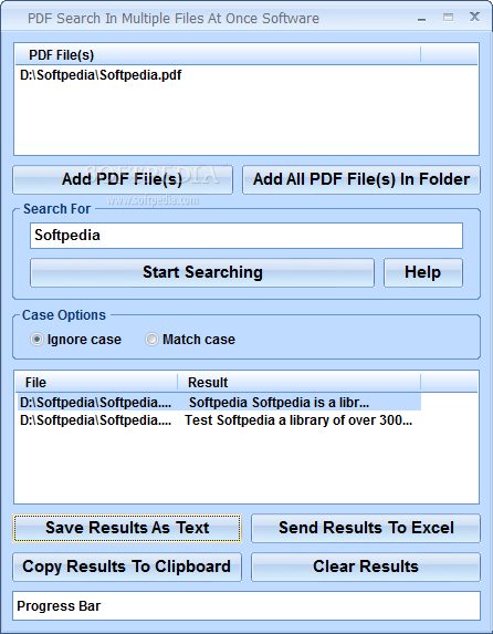 PDF Search In Multiple Files At Once Software