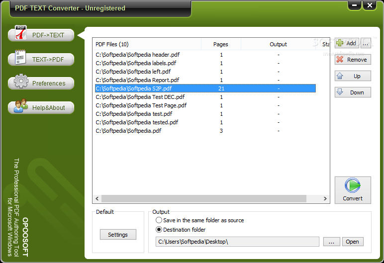 PDF TEXT Converter GUI + Command Line