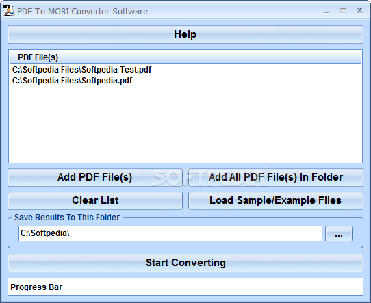 PDF To MOBI Converter Software