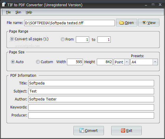 TIF to PDF Converter