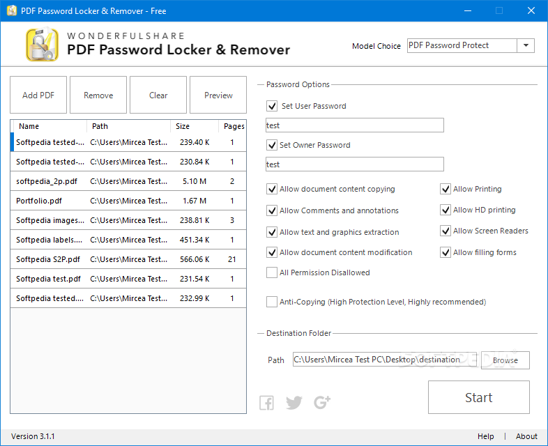 Wonderfulshare PDF Password Locker & Remover