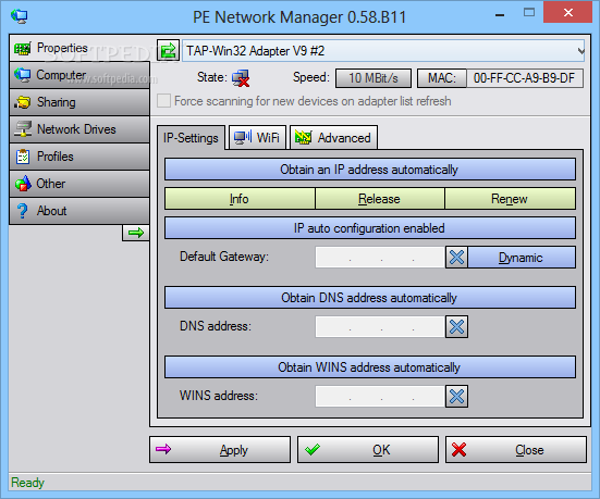 PE Network Manager