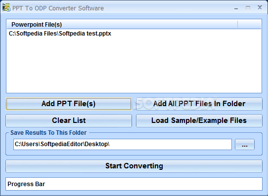 PPT To ODP Converter Software