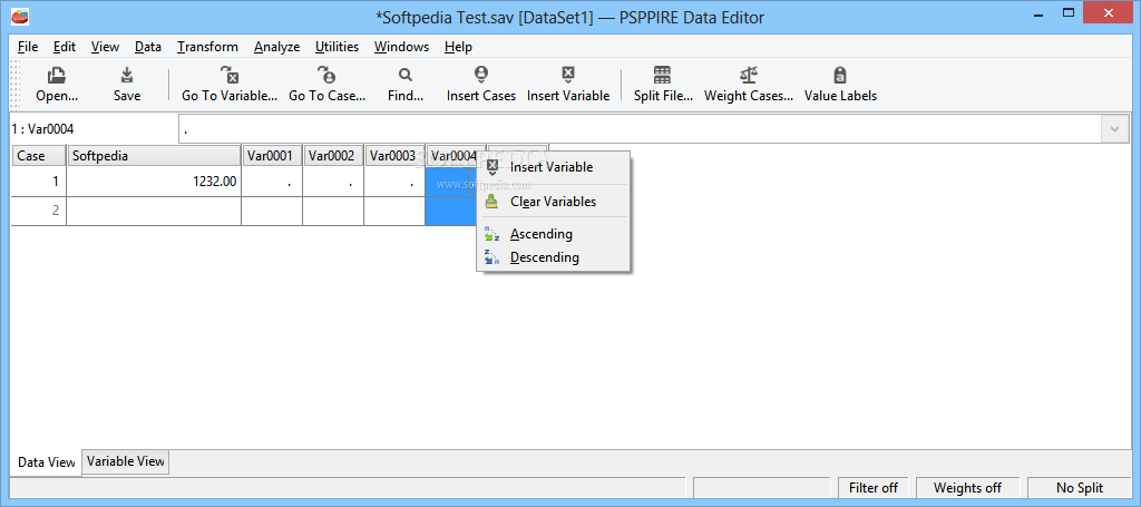 PSPPIRE Data Editor (formerly PSPP)