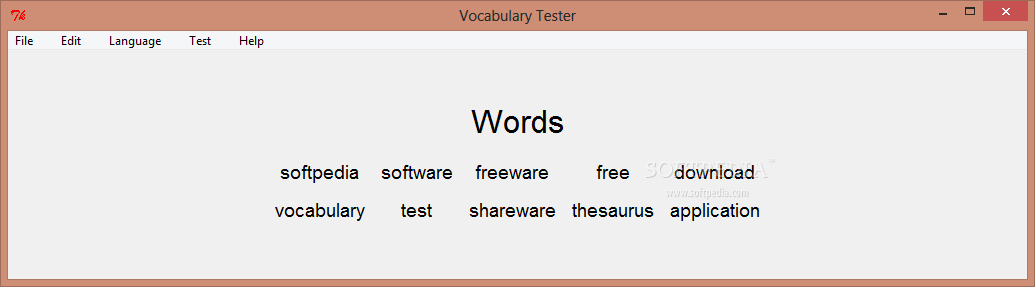 Vocabulary Tester