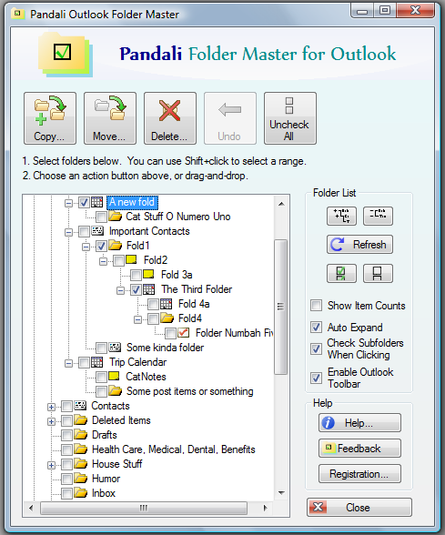 Pandali Folder Master for Outlook