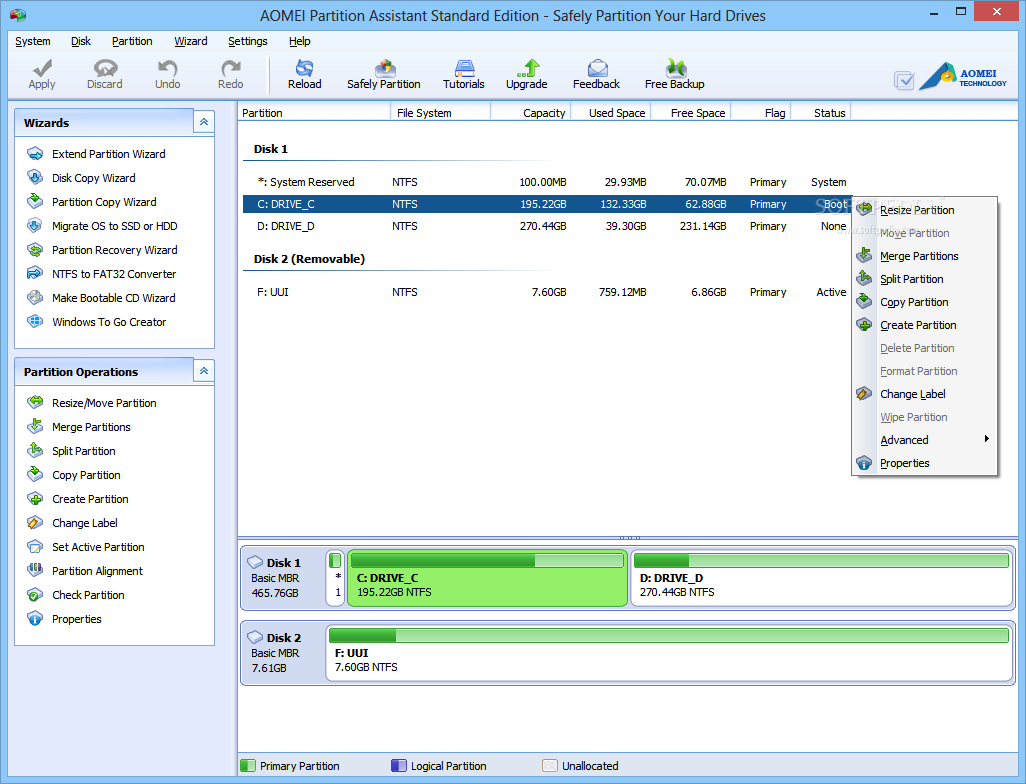 Top 46 System Apps Like AOMEI Partition Assistant Standard Edition - Best Alternatives