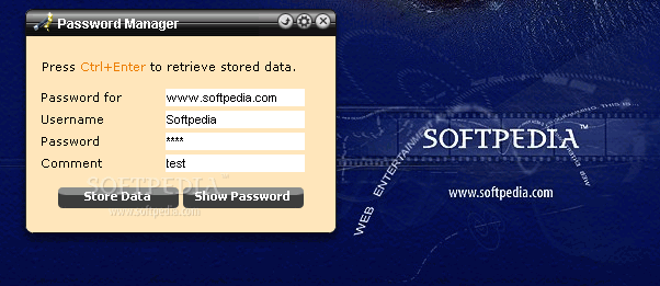 Password Manager Opera Widget